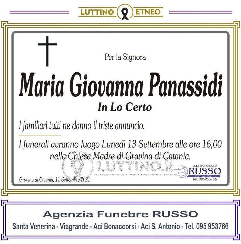 Maria Giovanna  Panassidi 